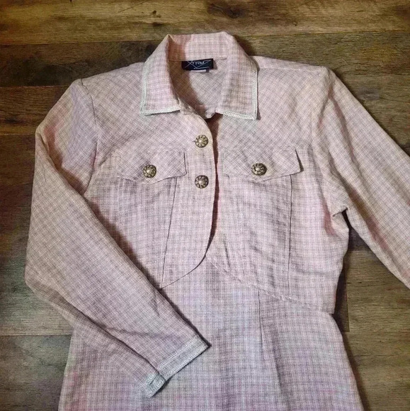 Vintage Xtrmz Pink 2-Piece Dress & Jacket Set Size 5/6 - Picture 2 of 16